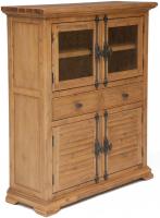 Витрина малая Avignon PRO-L05 (натуральный с патиной, натуральный с патиной (Tetchair) ) в Алупке от производителя в интернет магазине Планета Комфорта Витрина малая Avignon PRO-L05 (натуральный с патиной, натуральный с патиной (Tetchair) ) в Алупке от производителя