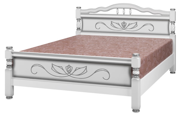 Фото Кровать односпальная Карина-5 (СМ 120х200) без основания с универсальными царгами от производителя Браво-мебель в Алупке по цене 16 840 ₽