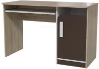 Стол компьютерный Арабика (лдсп, лдсп дуб ривьера,  дуб ривьера, арабика, дуб ривьера-белый-арабика (Гранд Кволити) ) в Алупке от производителя 