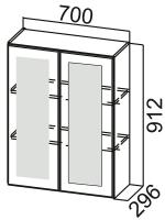 Кухня Классика шкаф навесной Ш700с (91,2) в интернет магазине Планета Комфорта Фото kukhonnye-shkafy-so-steklom кухня классика шкаф навесной ш700с (91,2) производитель SV-мебель
