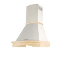 Вытяжка купольная Gretta (C) 60 (600х535хh895(1125)) (Материал Металл/Дерево , Цвет Бежевый/Неокрашено) в Алупке от производителя 