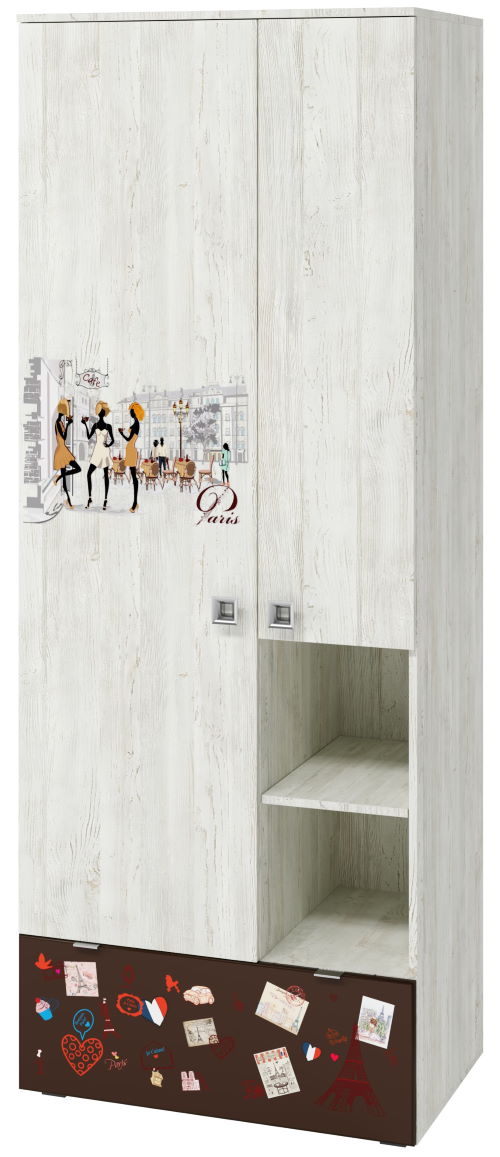 Фото Шкаф Поло (80) двухдверный от производителя Регина в Алупке по цене 12&nbsp;960 ₽