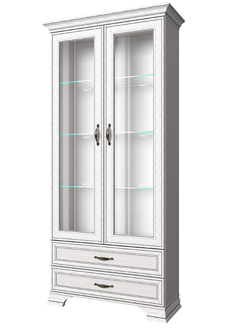 Фото Шкаф с витриной 2V2S Тиффани (Tiffany) от производителя Анрэкс в Алупке по цене 34 770 ₽