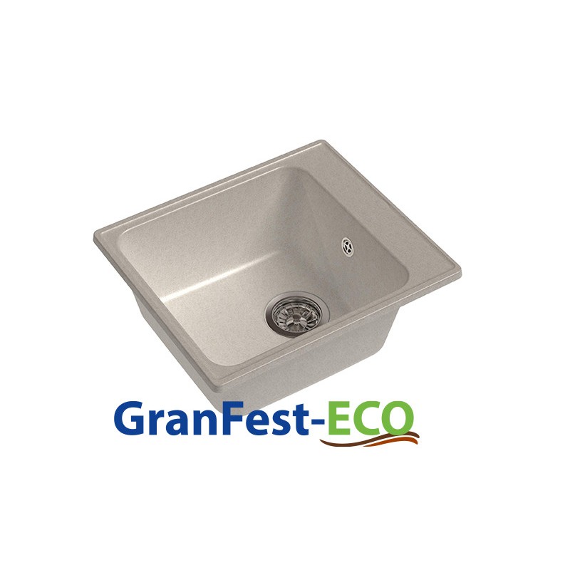 Фото Мойка Granfest eco-17 (ГР 420х480хh200) (шир.ящ.min 400) без сифона от производителя Granfest в Алупке по цене 2 640 ₽