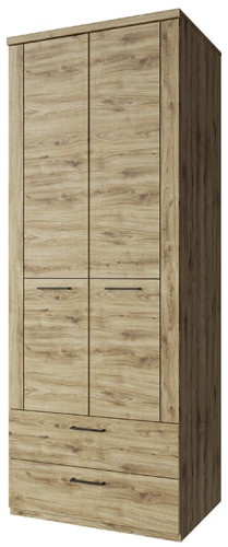 Фото Шкаф 2DG2S Дорсет (Doorset) (80) двухдверный от производителя Анрэкс в Алупке по цене 25 870 ₽