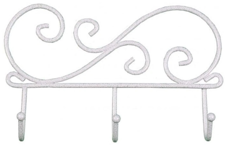 Фото Вешалка настенная Кружева 3 от производителя Завод металлических изделий в Алупке по цене 230 ₽