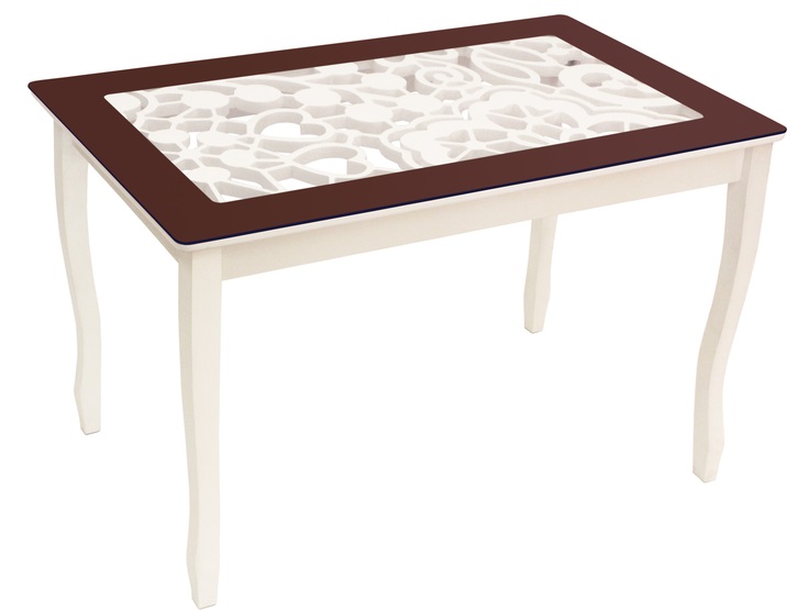 Фото Стол обеденный Стиль 2 Ажур III от производителя Мебель из стекла в Алупке по цене 13 770 ₽