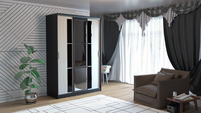 Фото Шкаф-купе ПШ-3.2 (3 двери) от производителя Росток в Алупке по цене 32&nbsp;390 ₽