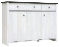 Тумба Порто KOM3D3S в интернет магазине Планета Комфорта Фото mebel-dlya-gostinits тумба порто kom3d3s производитель Black Red White (БРВ)