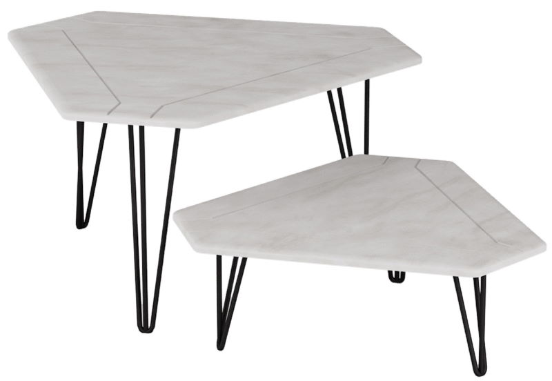 Фото Стол журнальный Тет-а-тет (2шт) от производителя Калифорния в Алупке по цене 9&nbsp;420 ₽