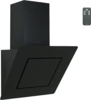 Вытяжка наклонная Camellia 160 (600х465хh880(1280)) (Материал Металл/Стекло , Цвет Черный/Черный) в Алупке от производителя 