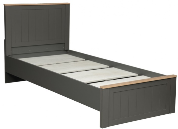 Фото Кровать односпальная Прованс 37.22 (СМ 90х200) комплектуется настилом от производителя Олмеко в Алупке по цене 14 860 ₽