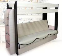 Фото  кровать 2-х ярусная шатл (см 80(110)х190) производитель Дюарт