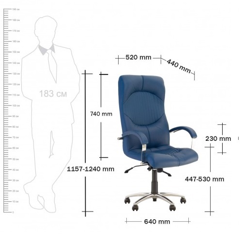 Фото Кресло для руководителя Гермес (Germes) аnifix (алюминий) от производителя Новый стиль в Алупке по цене 20 100 ₽