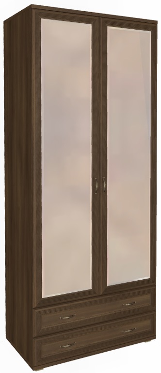 Фото Шкаф Карина ШК-1007 (90) двухдверный от производителя Лером в Алупке по цене 36&nbsp;540 ₽