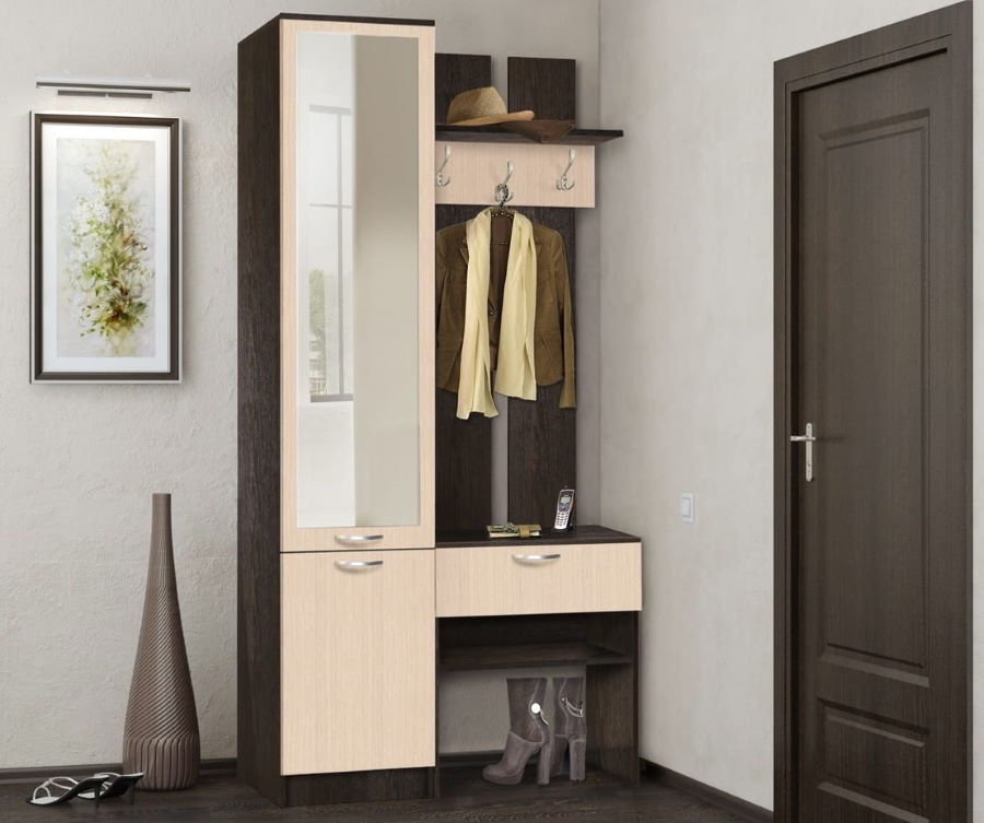 Фото Прихожая Иннэс-3 (левая) от производителя Диал в Алупке по цене 7 650 ₽