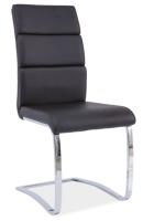 Стул Signal H456 ( Обивка стула:экокожа , хром, черный (Signal) ) в Алупке от производителя 
