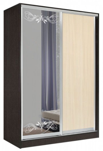 Фото Шкаф-купе Оскар 2.6 (1,5х0,6х2,4 - 2 двери) от производителя Мебель Маркет в Алупке по цене 47&nbsp;720 ₽