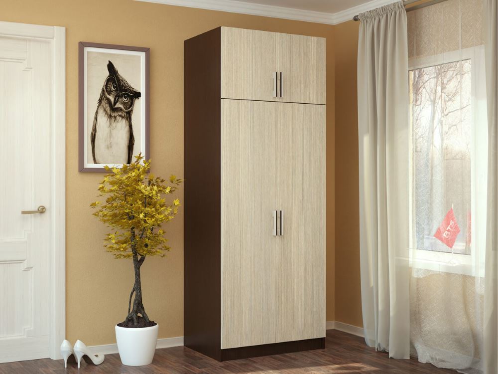 Фото Шкаф с перегородкой (80) двухдверный от производителя БТС  в Алупке по цене 10&nbsp;220 ₽