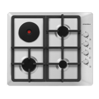 Варочная поверхность комбинированная 4-х комф. MEHS 64 97 (590х520) (Материал Металл , Цвет Металлик) в Алупке от производителя 