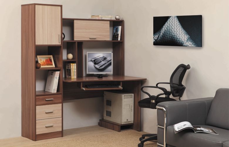 Фото Стол компьютерный ПКС-10 (1,5) от производителя Олмеко в Алупке по цене 12&nbsp;660 ₽