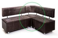 Фото  кухонный диван торонто му500 (угловой элемент) производитель 