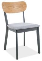 Стул Signal Vitro ( Обивка стула:ткань, графит/дуб, серый (Signal) ) в Алупке от производителя 