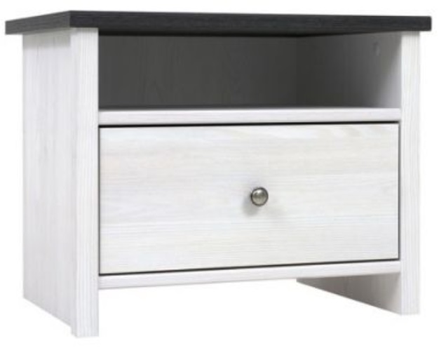 Фото Тумба прикроватная Порто KOM1S/50 от производителя Black Red White (БРВ) в Алупке по цене 5 960 ₽