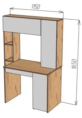 Фото Стол компьютерный СК-64  от производителя Пирамида в Алупке по цене 8 860 ₽