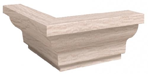 Фото shkafy-dlya-knig библиотека montpellier уголок-1 под 90 градусов (70x70xh56) производитель Глазов