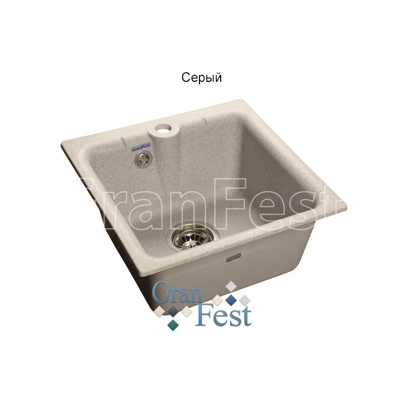 Фото Мойка Granfest GF-P420 (ГР 420х420хh200) (шир.ящ.min 400) от производителя Granfest в Алупке по цене 3 680 ₽