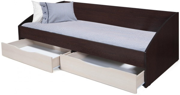 Фото Кровать односпальная Фея-3 (симметричная) (СМ 90х200) с основанием от производителя Олмеко в Алупке по цене 14&nbsp;030 ₽