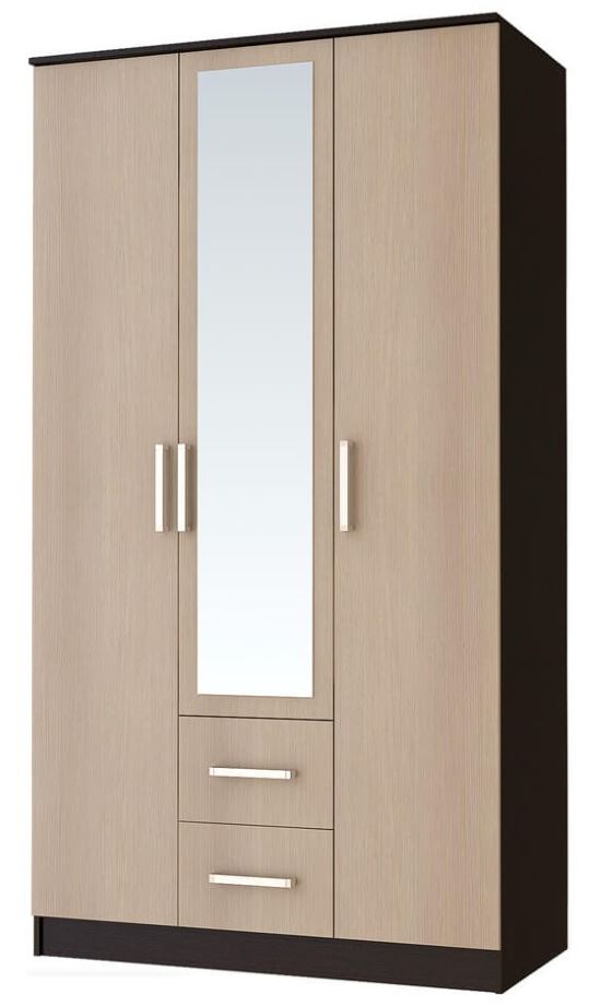 Фото Шкаф Фиеста (120) трехдверный от производителя БТС  в Алупке по цене 13&nbsp;360 ₽