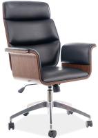 Кресло компьютерное Signal Oregon (Материал обивки: экокожа, цвет обивки: черный (Signal) ) в Алупке от производителя 