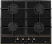Варочная поверхность газовая 4-х комф. PG-612 (590х515) (Материал Стеклокерамика , Цвет Черный) в Алупке от производителя 