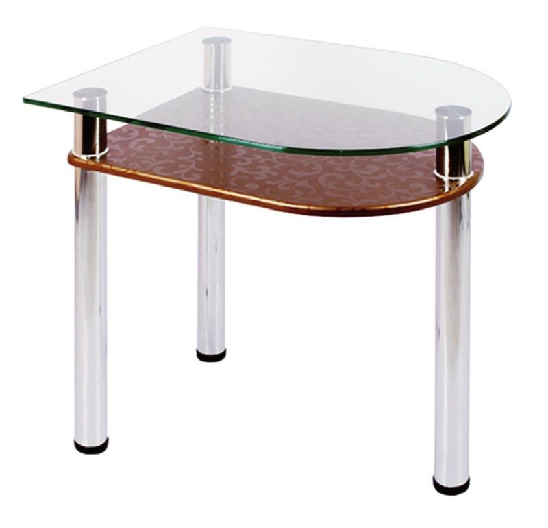 Фото Стол обеденный 4.4 с полкой  от производителя Мебель из стекла в Алупке по цене 4 270 ₽