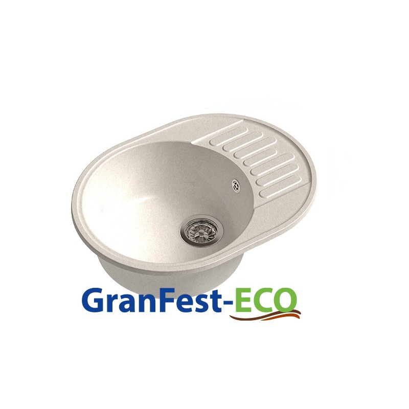 Фото Мойка Granfest eco-58 (ГР 620х480хh200) (шир.ящ.min 600) без сифона от производителя Granfest в Алупке по цене 3 020 ₽