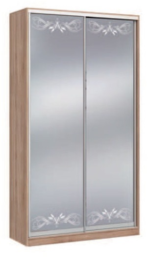 Фото Шкаф-купе Оскар 1.2 (1,2х0,6х2,3 - 2 двери) от производителя Мебель Маркет в Алупке по цене 43&nbsp;890 ₽