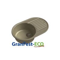 Мойка Granfest eco-18 (ГР 740х480хh200) (шир.ящ.min 720) без сифона (Цвет мойки черный) в Алупке от производителя в интернет магазине Планета Комфорта Мойка Granfest eco-18 (ГР 740х480хh200) (шир.ящ.min 720) без сифона (Цвет мойки черный) в Алупке от производителя