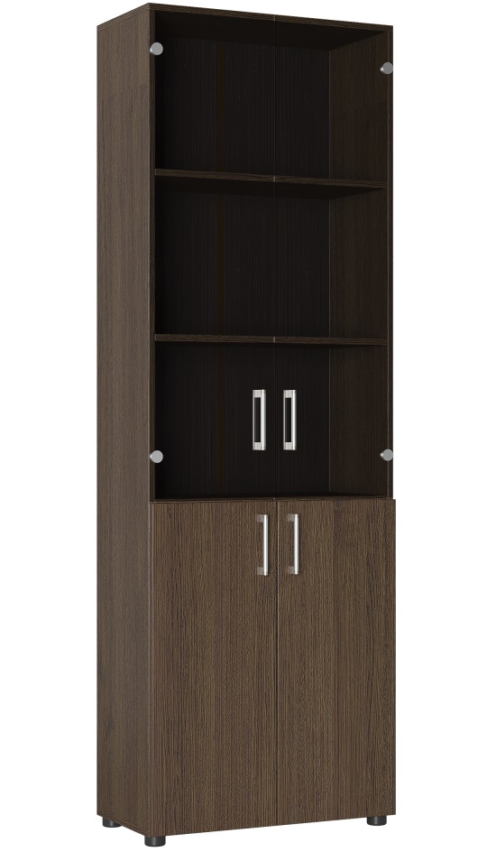 Фото Шкаф со стеклом Офис ОФ-303К от производителя Компасс в Алупке по цене 16&nbsp;360 ₽