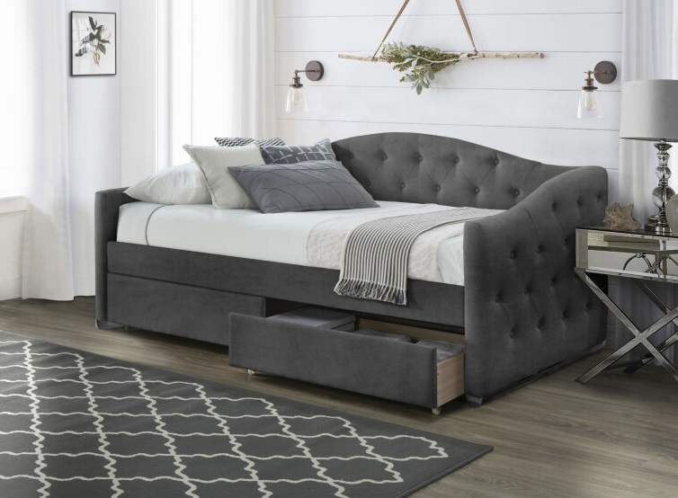 Фото Кровать односпальная Halmar Aloha (СМ 90х200) c ортопедическим основанием от производителя Halmar  в Алупке по цене 54&nbsp;950 ₽