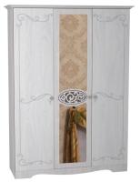 Шкаф Ольга-12 ЛДСП (155) трехдверный (ясень анкор светлый, ясень анкор светлый,(Фант-мебель)) в Алупке от производителя 