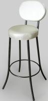 Стул барный Люкс  ( Обивка стула:кожзам , мусс светлый, в ассортименте, круглое (Модуль) ) в Алупке от производителя 