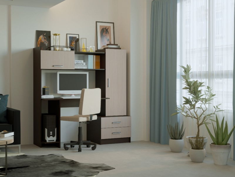 Фото Стол компьютерный ПКС-7 (1,5) от производителя ПАМИР в Алупке по цене 11 440 ₽