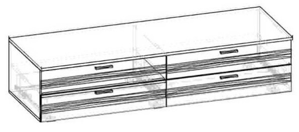 Фото Тумба ТВ Лотос ТБ-815 от производителя Сантан в Алупке по цене 6 490 ₽