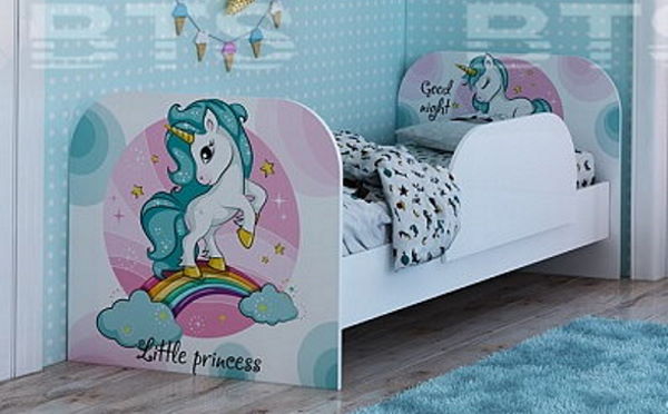 Фото Кровать детская Тойс КР-08 (СМ 80х180) от производителя БТС  в Алупке по цене 10&nbsp;440 ₽