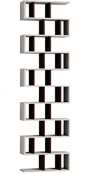 Стеллаж Румер макси  (бодега светлый-орех шоколадный (Глазов) )