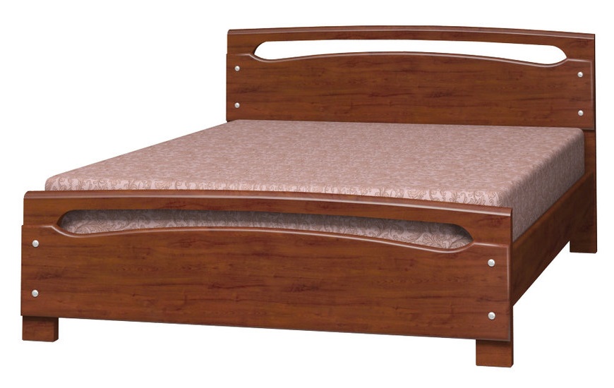 Фото Кровать двуспальная Камелия-2 (СМ 140х200) без основания с универсальными царгами от производителя Браво-мебель в Алупке по цене 21&nbsp;830 ₽