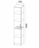 Фото stoly-kompyuternye пенал к столу компьютерному №7 производитель SV-мебель