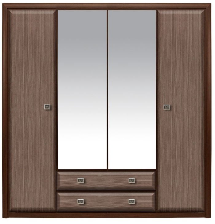 Фото Шкаф Коен SZF4D2S (214) четырехдверный от производителя Black Red White (БРВ) в Алупке по цене 60&nbsp;370 ₽